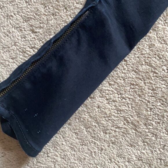 Rag & Bone jeans. Size 27. Zipper Capri. Dark blue color. - Picture 5 of 6